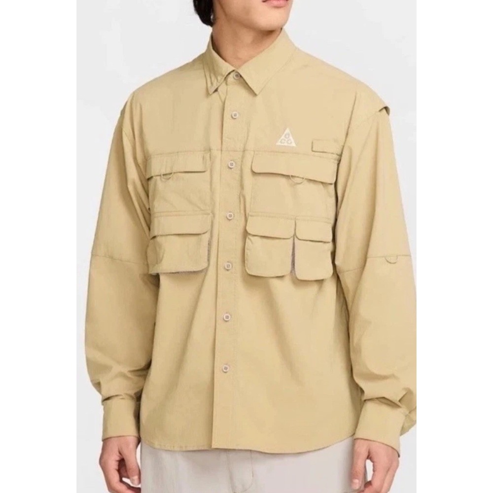 Nike ACG Orb Weaver Dri-FIT ADV UV Shirt Parachute Beige HJ2465-297 Men's Small